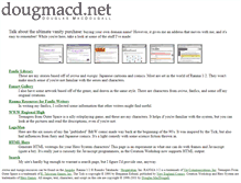 Tablet Screenshot of dougmacd.net